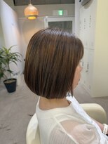 クレア(Klea)&nbsp;大人の艶感コンパクトボブ♪#矢場町#大須#白髪ぼかし#髪質改善