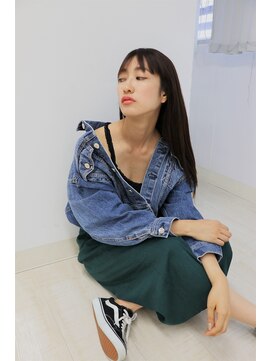 ランプヘアー(LAMP HAIR) 髪質改善縮毛矯正地毛風カラー大人可愛いこなれストレートロング