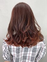 アイティー バイ アルバム 中野店(IT by ALBUM) レッドブラウン_耳かけウェーブパーマフォギーベージュ_ba270513