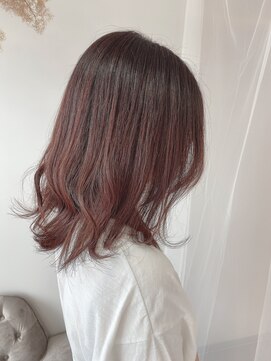 ユルフ(yulf) くすみピンク"ナチュラルグラデーション[津市/津駅/久居/久居駅]