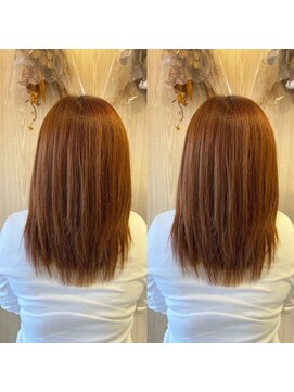 イーハトーヴヘアー(Yehatov) オレンジベージュ2