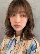 【大人気！カジュアルなミディアムレイヤー】stylist諸見里