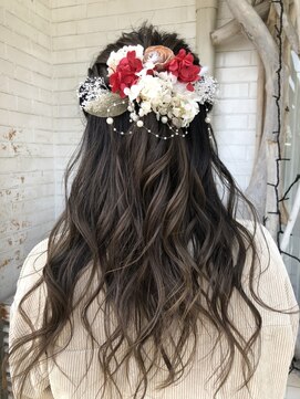 ヘアー アトリエ エゴン(hair atelier EGON) ハーフアップ