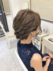 ボブヘアも☆ルーズアップヘア