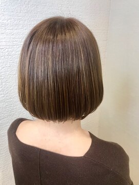 アッシュ 平井店(Ash) 髪質改善×ミニボブ【Aｓｈ平井／平井／平井駅】