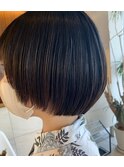 プツっとボブ/ショートボブ/ショート/ハイライト