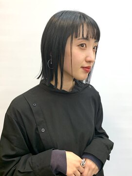 ヘアサロン ハクギンザ(hair salon haku GINZA) 【haku/川口】切りっぱなしボブ【銀座/銀座5丁目】