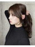 サイドバング韓国風シースルー