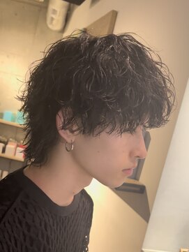 フィフス トウキョウ (fifth TOKYO) メンズマッシュウルフ波巻きパーマツイストスパイラルパーマ