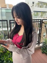 暗髪＊韓国ヘア＊アッシュブラック【ZinaCENTRAL】