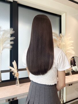 シンシェアサロン 原宿店(Qin shaire salon) パープルブラック 暗染めカラー