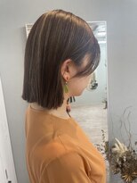 プラム(plum.)&nbsp;ボブ×ハイライトカラー