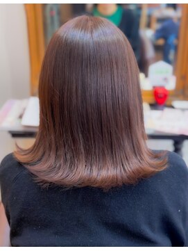 ヘアーメイク ダンス(hair make DANCE) 外はね*ウォームベージュ