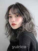 ユルリカ 新宿店(yulrica)&nbsp;グレーアッシュバレイヤージュ_63909