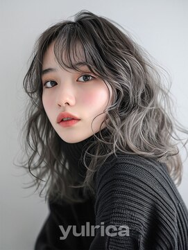 ユルリカ 新宿店(yulrica) グレーアッシュバレイヤージュ_63909