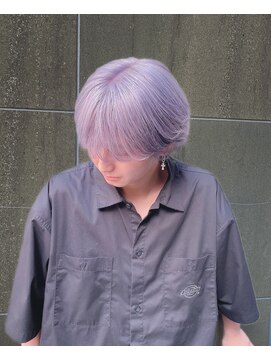 ジルバイジゼル(JILL by GiseL) 中世ウルフ/メンズウルフ/ハイトーン/ダブルカラー/ホワイト