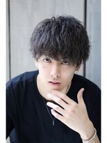 リップス レイ ギンザ(LIPPS Ray GINZA)&nbsp;ソフトツイストパーマソフトツーブロック刈り上げマッシュ