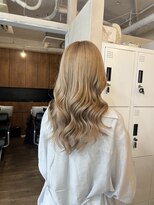 アジールヘア 東上野店(agir hair)&nbsp;くすみカラーミルクティーベージュカラーミディアム【上野】