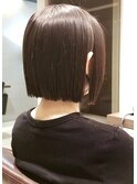 #黒髪ボブ#切りっぱなしボブ#金沢文庫FLOOR八木