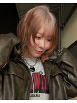 イェッカ パビル(YECCA pabil)&nbsp;ホワイトベージュからコーラルブラウンのルーツカラー