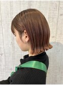 切りっぱなしボブ