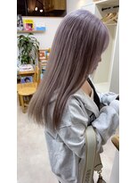 オリビアヘアー(OLIVIA HAIR) ラベンダーベージュ×シアーストレート