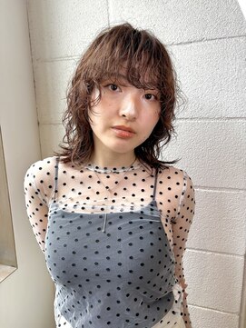 リンネ(Lin'ne) 可愛くて簡単！マッシュウルフパーマ＊