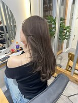 イオエ 梅田(ioe) ミルクティーベージュ/レイヤーボブ /髪質改善/縮毛矯正