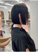 くびれヘア/顔周り/韓国/カラー/レイヤーカット/前髪/錦糸町ボブ