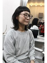 クロ(Chro) オン眉バング×レイヤーカット