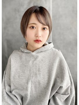 ラピス 銀座 blue店(Lapis) 【月1メンテ】白髪染めリタッチでも透明感カラー」