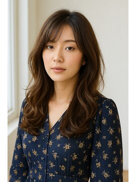 タネ 八尾河内山本店(Tane) カット+カラー+ゆる巻き or パーマ+艶トリートメント