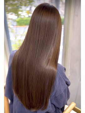 アリー 原宿 表参道(ALLY) ALLY稲木　髪質改善×ナチュラルベージュ