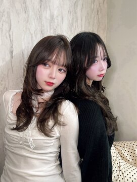 ロンドルピナス 小倉(Lond Lupinus) ミディアムレイヤーカット/似合わせカット/大人ガーリー/20代