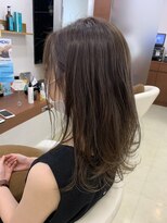 クラン 六甲道(Chlan)&nbsp;大人かわいいワンカールロングレイヤー×アッシュベージュ