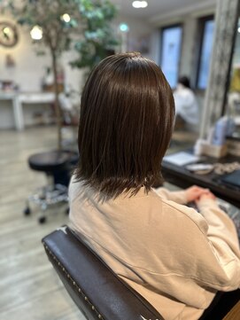 ヘア カンパニー トワ 千葉店(TOWA) 春におすすめ!やわらかオリーブベージュ!