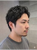 アップバングショート
