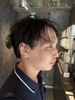 スナッチ(snatched) シャドウパーマ風センターパート