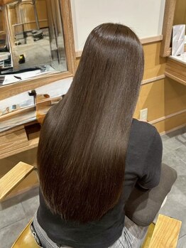 チャンプ 花園店(Champ)の写真/染めるたび、髪がきれいに見える“高濃度水素カラー”◎