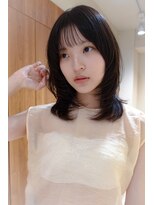 フィルムス 横浜(FILMS+) くびれレイヤー/オリーブベージュ/顔周り/シースルー/横浜+
