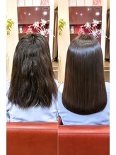 ラヴィソン ヘアー(RAVISSANT HAIR)&nbsp;名古屋・栄｜縮毛矯正専門店ならではの強いうねりも自然なツヤ髪