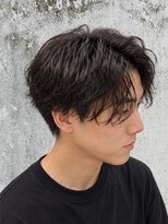 アルフレッド 平針店(alfRed)&nbsp;フェザーパーマ×センターパート｜天白区メンズサロン