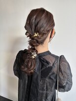 ヘアセット専門サロン by OKINAWA WATABE WEDDING 那覇店&nbsp;編みおろし