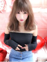 マーリャヘアー(mallia hair) ゆるふわアッシュグレージュセミロングby塚本あつし