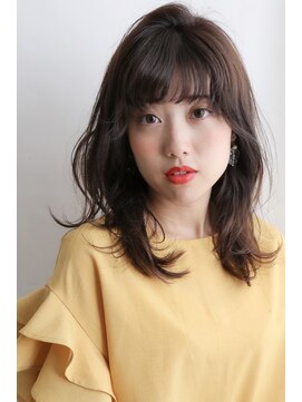 イソラブル(ISOLA-blu) 【深みカラー】大人セミディ×チョコベージュ