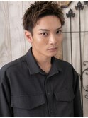 外国人風カラー★モテワイルドアップバングA