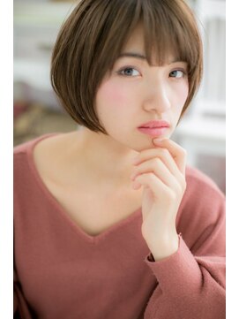 ミック ヘアアンドメイク アップ 駒込店(miq Hair&Make up) ナチュかわ☆好感☆前下がりボブ