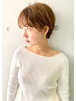 リアン(lien)&nbsp;【lien.ai】オリーブカラー　小顔ショート　自由が丘