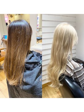 アヴァンス 天王寺店(AVANCE.) 印象の違い×ミルキーベージュ×透明感