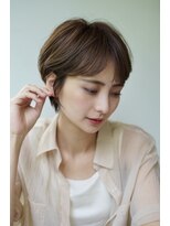 ノーヴェ(Nove) パーソナルカラー秋タイプ　ナチュラルマッシュショート